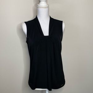 Calvin Klein Black Sleeveless Blouse